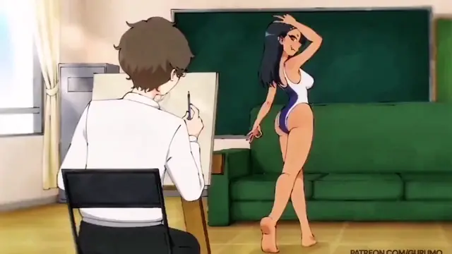 He's drawing it (GURUMO)