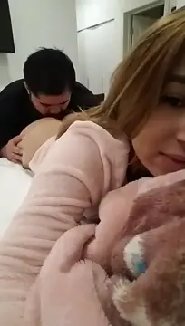 Submissive slut getting her salad tossed