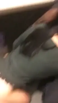 Horny girl Sucks Off Building's BBC Security Guard