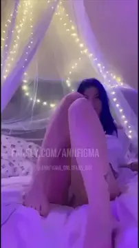 Sexy blue haired slut