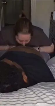 White girl caught a body